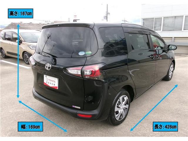 シエンタ Ｇ　クエロ　トヨタ認定中古車　軽減ブレーキ　両側自動ドア　Ｉストップ　後カメラ　デュアルエアバック　パワーウィンドウ　フルオートエアコン　ＤＶＤ再生可　ＬＥＤヘッド　ナビ＆ＴＶ　スマキー　ＶＳＣ　３列　キーレス（3枚目）