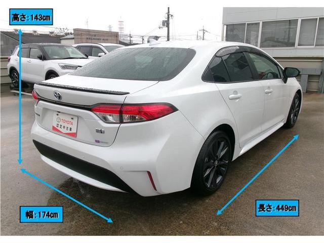カローラ ハイブリッド　ダブルバイビー　トヨタ認定中古車　点検記録簿　バックモニター　インテリジェントクリアランスソナー　フルセグＴＶ　メモリーナビ　クルコン　ＥＴＣ　ＬＥＤヘッドランプ　ナビ＆ＴＶ　ドラレコ　キーレス　アルミホイール（3枚目）