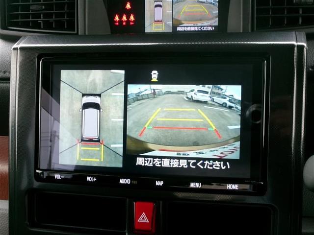 全周囲モニター付きですので、上から見たような映像も確認できます。（補助装置になりますので、目視でもご確認ください）