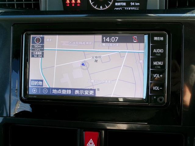 ルーミー Ｇ　トヨタ認定中古車　追突軽減ブレーキ　パワステ　Ａストップ　ＬＥＤライト　Ｒカメラ　記録簿付　１セグＴＶ　横滑り防止システム　エアバック　パワーウィンドウ　運転席助手席エアバック　ナビ＆ＴＶ（5枚目）