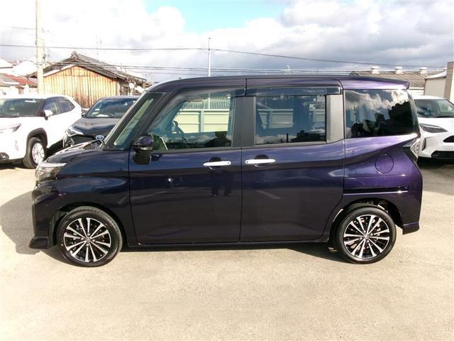 ルーミー カスタムＧ－Ｔ　トヨタ認定中古車　助手席エアバック　両側オートスライドドア　スマートキープッシュスタート　ＬＥＤライト　横滑り防止機能　クルコン　ＥＴＣ付　アルミホイール　キーレス　ＤＶＤ　ナビ＆ＴＶ　ＡＢＳ（2枚目）