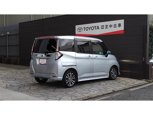 ルーミー カスタムＧ－Ｔ　助手席エアバック　両側オートスライドドア　スマートキープッシュスタート　ＬＥＤライト　１オーナー　横滑り防止機能　クルコン　ＥＴＣ付　アルミホイール　フルフラット　キーレス　ＤＶＤ　ナビ＆ＴＶ　ＡＢＳ（5枚目）