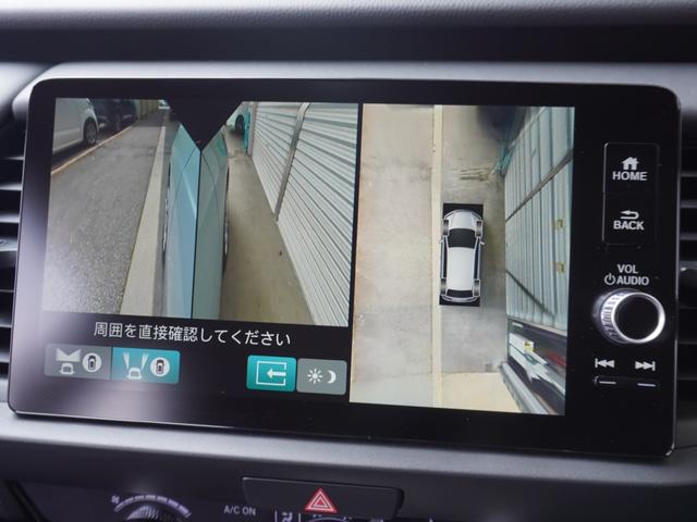 フィット ｅ：ＨＥＶホーム　弊社元デモカー　純正９インチナビ　ＥＴＣ　アダプティブクルーズコントロール　純正フロントドラレコ　全周囲カメラ　障害物センサー　ＬＥＤヘッドライト　衝突被害軽減ブレーキ　ホンダセンシング（4枚目）