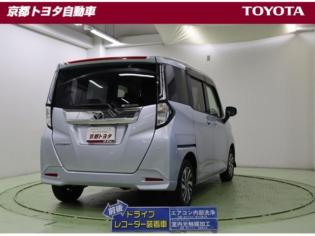 ルーミー カスタムＧ　Ｂモニター　ＬＥＤランプ　フルセグテレビ　ナビ＆ＴＶ　ＤＶＤ再生　ミュージックプレイヤー接続可　４ＷＤ　アイドリングストップ　ウォークスルー　ＥＳＣ　メモリーナビ　ドラレコ　スマートキー　アルミ（3枚目）