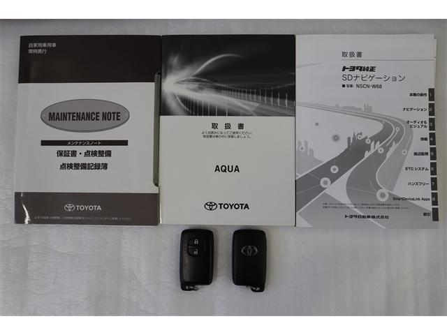 アクア Ｓスタイルブラック　バックモニタ－　ナビＴＶ　イモビライザー　ＬＥＤライト　スマートキープッシュスタート　アルミホイール　ＥＴＣ付き　Ｗエアバッグ　キーフリ　メモリーナビゲーション　ドラレコ付き　横滑り防止装置付き　ＰＳ（38枚目）