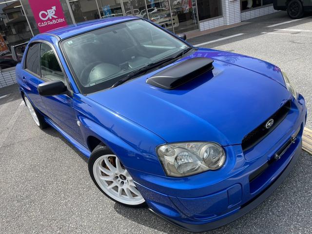 インプレッサ ＷＲＸ　ＳＴｉ　アプライドＥ　６速ミッション／エアロ／ＳＴＩマフラー／ＳＴＩタワーバー／ＷＯＲＫ１８インチアルミホイール／ＢＬＩＴＺラジエター／ＨＩＤヘッドライト／ナビ（66枚目）