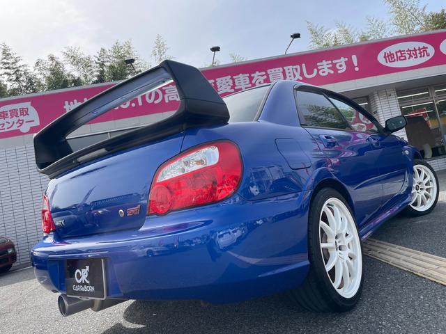 ＷＲＸ　ＳＴｉ　アプライドＥ　６速ミッション／エアロ／ＳＴＩマフラー／ＳＴＩタワーバー／ＷＯＲＫ１８インチアルミホイール／ＢＬＩＴＺラジエター／ＨＩＤヘッドライト／ナビ(68枚目)