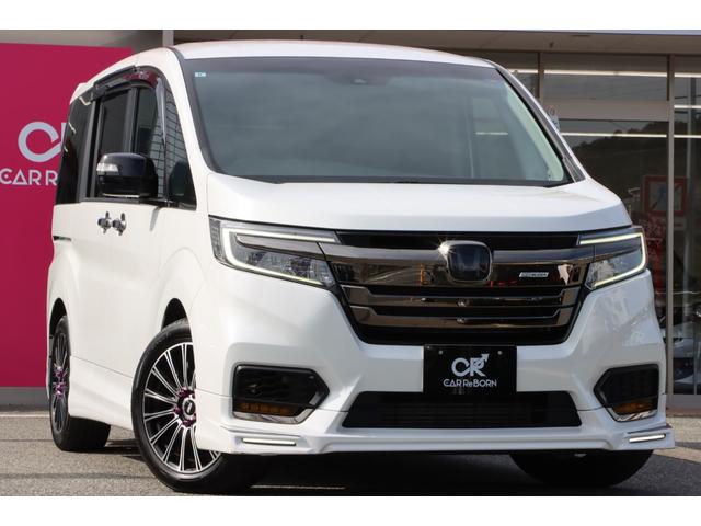 ステップワゴンスパーダ スパーダ・クールスピリット　ホンダセンシング　無限エアロ／無限アルミ／無限フロアーマット／４本出しマフラー／純正１０型ナビＴＶ／フリップダウンモニター／シートヒーター／両側電動スライドドア／レーダークルーズ／ＥＴＣ２．０／前後ドラレコ／１オーナー（2枚目）