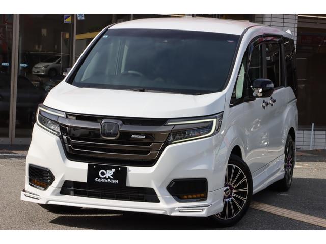 ステップワゴンスパーダ スパーダ・クールスピリット　ホンダセンシング　無限エアロ／無限アルミ／無限フロアーマット／４本出しマフラー／純正１０型ナビＴＶ／フリップダウンモニター／シートヒーター／両側電動スライドドア／レーダークルーズ／ＥＴＣ２．０／前後ドラレコ／１オーナー（6枚目）