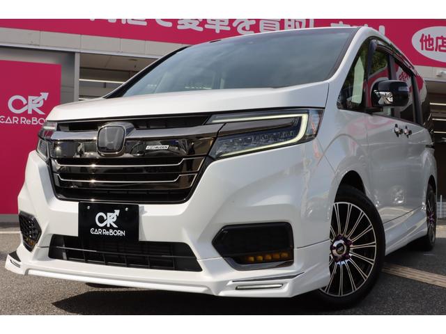 ステップワゴンスパーダ スパーダ・クールスピリット　ホンダセンシング　無限エアロ／無限アルミ／無限フロアーマット／４本出しマフラー／純正１０型ナビＴＶ／フリップダウンモニター／シートヒーター／両側電動スライドドア／レーダークルーズ／ＥＴＣ２．０／前後ドラレコ／１オーナー（8枚目）