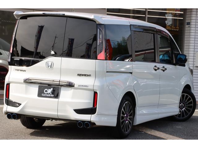 ステップワゴンスパーダ スパーダ・クールスピリット　ホンダセンシング　無限エアロ／無限アルミ／無限フロアーマット／４本出しマフラー／純正１０型ナビＴＶ／フリップダウンモニター／シートヒーター／両側電動スライドドア／レーダークルーズ／ＥＴＣ２．０／前後ドラレコ／１オーナー（21枚目）