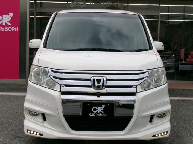 ステップワゴンスパーダ クールスピリット　無限エアロ／ノブレッセマフラー／１８インチアルミ／マルチビューカメラ／純正インターナビＴＶ／両側パワースライドドア／ＨＩＤヘッドライト／スマートキー／コンフォートビューパッケージ／横滑り防止（7枚目）