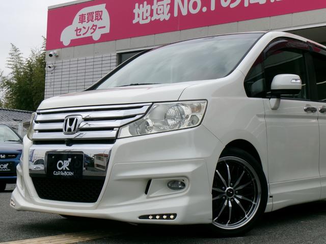 ステップワゴンスパーダ クールスピリット　無限エアロ／ノブレッセマフラー／１８インチアルミ／マルチビューカメラ／純正インターナビＴＶ／両側パワースライドドア／ＨＩＤヘッドライト／スマートキー／コンフォートビューパッケージ／横滑り防止（11枚目）