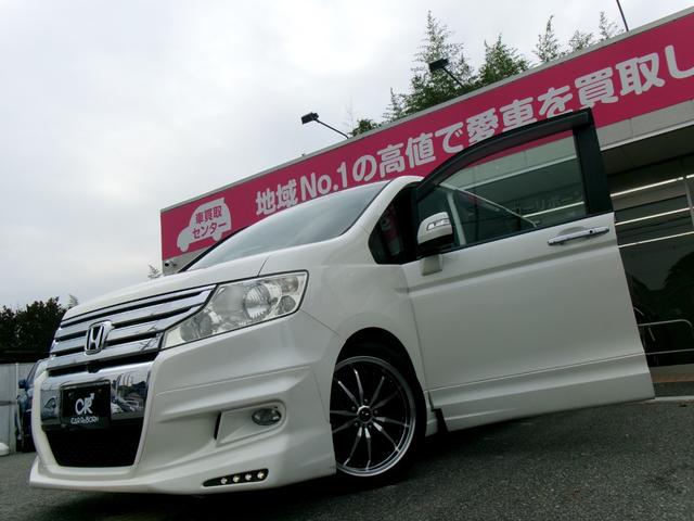 ステップワゴンスパーダ クールスピリット　無限エアロ／ノブレッセマフラー／１８インチアルミ／マルチビューカメラ／純正インターナビＴＶ／両側パワースライドドア／ＨＩＤヘッドライト／スマートキー／コンフォートビューパッケージ／横滑り防止（71枚目）