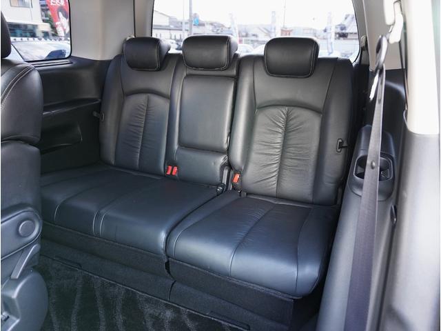 エルグランド ライダー　黒本革シート　マニュアルシート　サンルーフ／エアロ／ＲＡＹＳ２０インチアルミ／ＴＥＩＮ車高調／ニスモマフラー／黒革シート／７人乗りオットマン／ナビ・フルセグＴＶ／両側電動スライドドア／ＨＩＤヘッドライト／ＥＴＣ／スマートキー／禁煙（46枚目）
