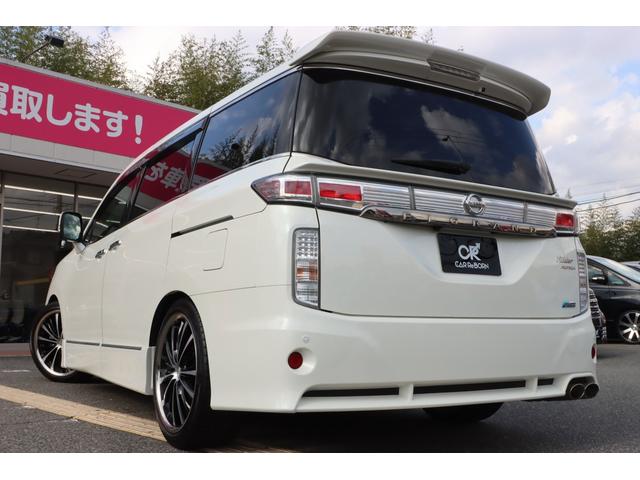 エルグランド ライダー　黒本革シート　マニュアルシート　サンルーフ／エアロ／ＲＡＹＳ２０インチアルミ／ＴＥＩＮ車高調／ニスモマフラー／黒革シート／７人乗りオットマン／ナビ・フルセグＴＶ／両側電動スライドドア／ＨＩＤヘッドライト／ＥＴＣ／スマートキー／禁煙（69枚目）