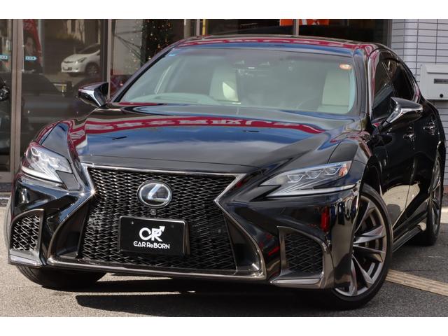 LS LS500 Fスポーツ モデリスタ/サンルーフ/デジタルインナーミラー/白革スウェードコンビシート/レーダークルーズ/全方位カメラ/BSM/純正20インチアルミ/電動トランク/三眼LED/セーフティシステム+A/ワンオーナー(5枚目)