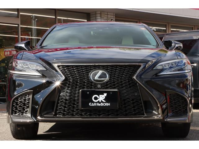 LS LS500 Fスポーツ モデリスタ/サンルーフ/デジタルインナーミラー/白革スウェードコンビシート/レーダークルーズ/全方位カメラ/BSM/純正20インチアルミ/電動トランク/三眼LED/セーフティシステム+A/ワンオーナー(9枚目)
