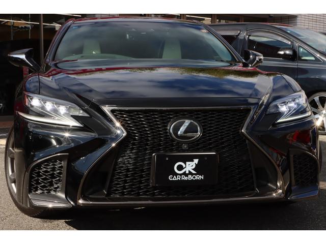 LS LS500 Fスポーツ モデリスタ/サンルーフ/デジタルインナーミラー/白革スウェードコンビシート/レーダークルーズ/全方位カメラ/BSM/純正20インチアルミ/電動トランク/三眼LED/セーフティシステム+A/ワンオーナー(14枚目)