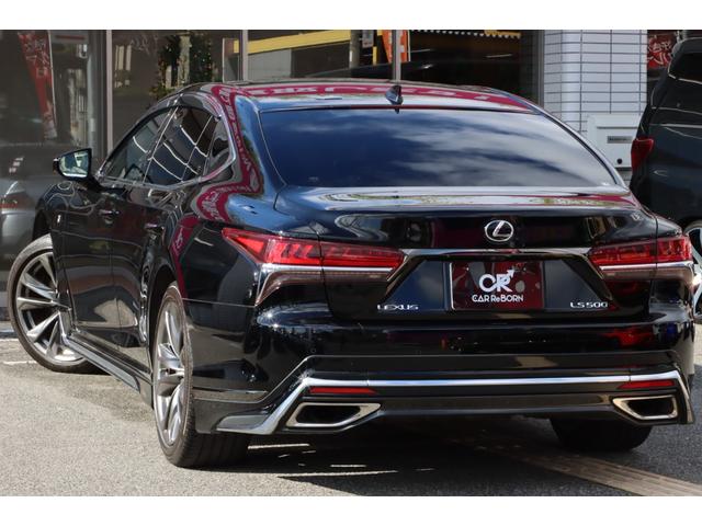 LS LS500 Fスポーツ モデリスタ/サンルーフ/デジタルインナーミラー/白革スウェードコンビシート/レーダークルーズ/全方位カメラ/BSM/純正20インチアルミ/電動トランク/三眼LED/セーフティシステム+A/ワンオーナー(23枚目)