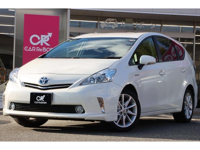 プリウスアルファ Sツーリングセレクション ワンオーナー/純正17インチアルミ/LEDヘッドライト/純正ナビ・フルセグTV/バックカメラ/Bluetooth/ステアリングスイッチ/オートライト/ビルトインETC/スマートキー/禁煙車(5枚目)