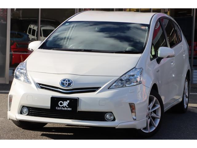 プリウスアルファ Sツーリングセレクション ワンオーナー/純正17インチアルミ/LEDヘッドライト/純正ナビ・フルセグTV/バックカメラ/Bluetooth/ステアリングスイッチ/オートライト/ビルトインETC/スマートキー/禁煙車(6枚目)