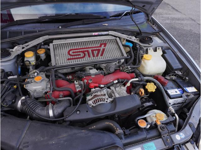 インプレッサ ＷＲＸ　ＳＴｉ　６速ミッション／ビルシュタイン車高調／ブレンボキャリパー／ＯＺ　ＧＴ－ＥＶＯ１７インチアルミ／ＮＥＮＣマフラー／ＨＩＤヘッドライト／ナビ／キーレス／ＥＴＣ／タイミングベルト交換済み（10枚目）