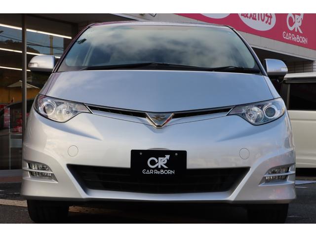 エスティマ ２．４アエラス　Ｇエディション　走行３３６００ｋｍ／７人乗り／両側電動スライドドア／純正ナビ・フルセグＴＶ／バックカメラ／後席用フリップダウンモニター／スマートキー２本／プッシュスタート／ＥＴＣ／純正アルミ／ＨＩＤヘッドライト／禁煙（9枚目）