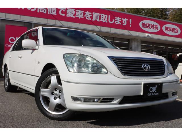 セルシオ ｅＲ仕様　後期型最終モデル／サンルーフ／純正ナビ／バックカメラ／黒革メモリー付パワーシート／ウッドコンビステアリング／クルーズコントロール／リア電動サンシェード／純正ＥＴＣ／スマートキー／純正１８インチアルミ（4枚目）