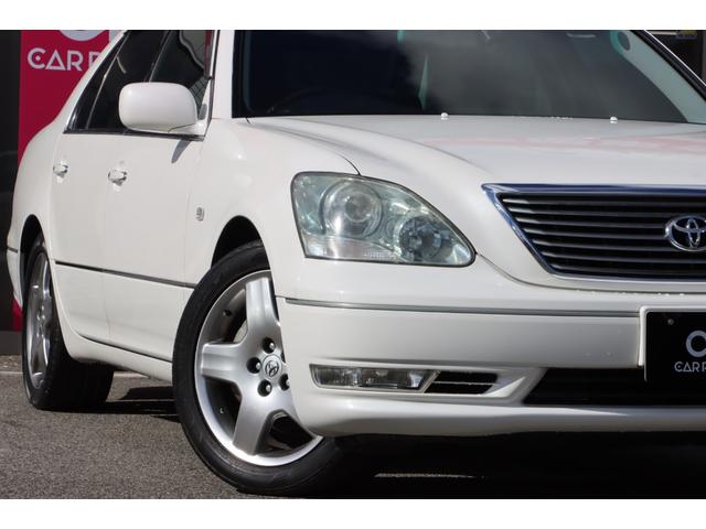 セルシオ ｅＲ仕様　後期型最終モデル／サンルーフ／純正ナビ／バックカメラ／黒革メモリー付パワーシート／ウッドコンビステアリング／クルーズコントロール／リア電動サンシェード／純正ＥＴＣ／スマートキー／純正１８インチアルミ（5枚目）