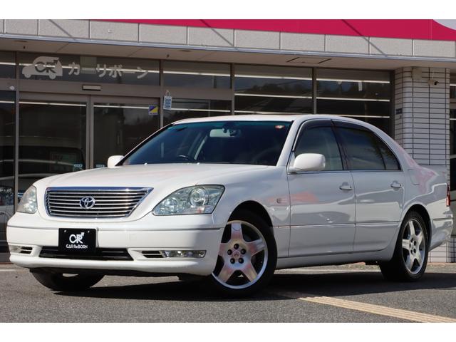 セルシオ ｅＲ仕様　後期型最終モデル／サンルーフ／純正ナビ／バックカメラ／黒革メモリー付パワーシート／ウッドコンビステアリング／クルーズコントロール／リア電動サンシェード／純正ＥＴＣ／スマートキー／純正１８インチアルミ（7枚目）