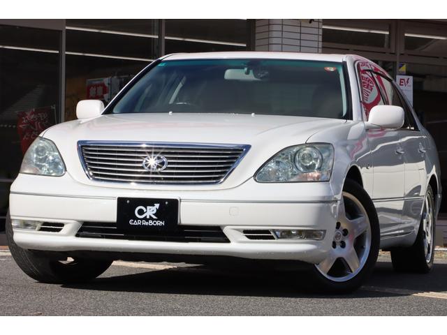 セルシオ ｅＲ仕様　後期型最終モデル／サンルーフ／純正ナビ／バックカメラ／黒革メモリー付パワーシート／ウッドコンビステアリング／クルーズコントロール／リア電動サンシェード／純正ＥＴＣ／スマートキー／純正１８インチアルミ（8枚目）