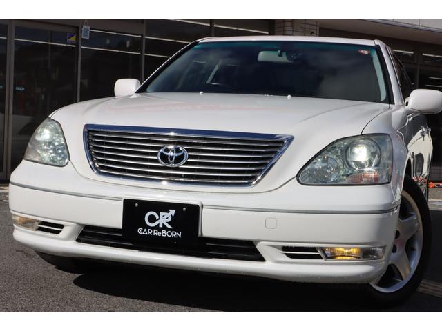 セルシオ ｅＲ仕様　後期型最終モデル／サンルーフ／純正ナビ／バックカメラ／黒革メモリー付パワーシート／ウッドコンビステアリング／クルーズコントロール／リア電動サンシェード／純正ＥＴＣ／スマートキー／純正１８インチアルミ（14枚目）