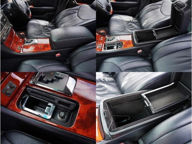 セルシオ ｅＲ仕様　後期型最終モデル／サンルーフ／純正ナビ／バックカメラ／黒革メモリー付パワーシート／ウッドコンビステアリング／クルーズコントロール／リア電動サンシェード／純正ＥＴＣ／スマートキー／純正１８インチアルミ（42枚目）