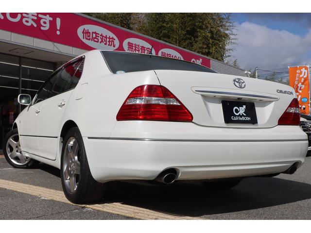 セルシオ ｅＲ仕様　後期型最終モデル／サンルーフ／純正ナビ／バックカメラ／黒革メモリー付パワーシート／ウッドコンビステアリング／クルーズコントロール／リア電動サンシェード／純正ＥＴＣ／スマートキー／純正１８インチアルミ（77枚目）