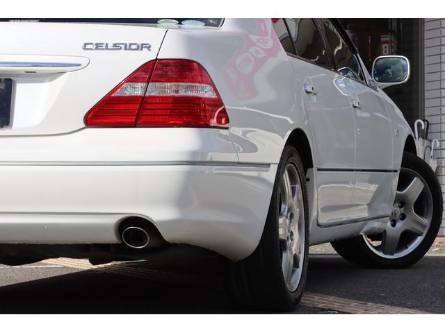 セルシオ ｅＲ仕様　後期型最終モデル／サンルーフ／純正ナビ／バックカメラ／黒革メモリー付パワーシート／ウッドコンビステアリング／クルーズコントロール／リア電動サンシェード／純正ＥＴＣ／スマートキー／純正１８インチアルミ（80枚目）