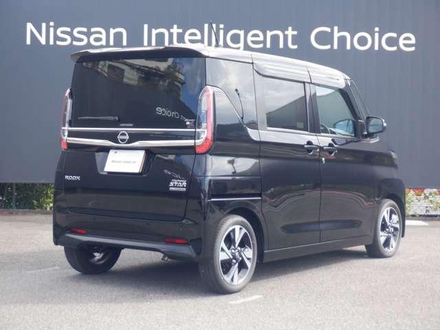 ルークス 660 ハイウェイスターGターボ AVM ワンオーナー LEDヘッドランプ 両側スライド片側電動ドア 助手席エアバッグ アイドリングストップ機能 インテリキ- 1オーナー レーンキープ LEDヘッドランプ ETC ドライブレコーダー バックモニター キーフリー アルミホイール(2枚目)