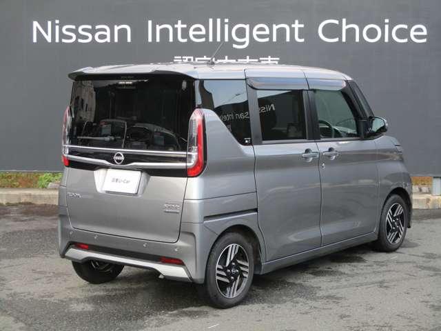 ルークス ６６０　ハイウェイスターＸ　アラウンドビューモニター・ドライブレコー　アイスト　衝突被害軽減ブレ－キ　マルチビューカメラ　車線逸脱警報装置　ＬＥＤ　スマートキー　パワーウィンドウ　カーテンエアバック　ドライブレコーダー　ナビＴＶ　バックカメラ　パワステ　オートエアコン（2枚目）