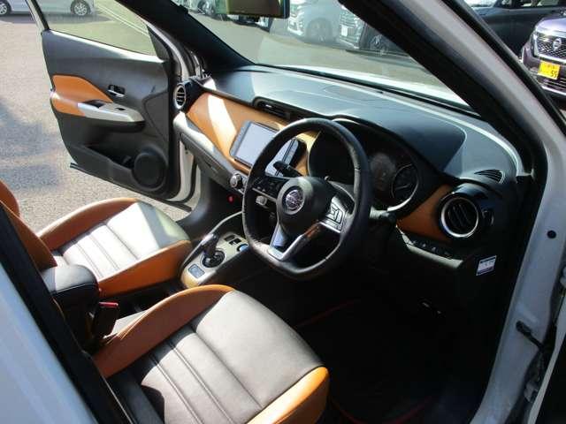 キックス １．２　Ｘ　ツートーン　インテリアエディション　（ｅ－ＰＯＷＥＲ）　アラウンドビューモニター・ドライブレコー　エマージェンシーＢ　セキュリティ　アラウンドモニター　Ｒカメラ　ＬＥＤ　エアコン　ドラレコ　スマートキー　ＥＴＣ　メモリーナビ　サイドエアバック　ＡＷ　キーレス　ワンセグＴＶ　ナビＴＶ　ＡＢＳ（32枚目）