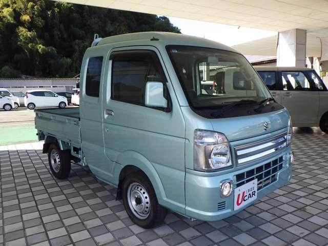 スーパーキャリイ X CDプレーヤー 衝突被害軽減ブレーキ 4WD パワーウィンドウ キーレスエントリー エアコン フォグランプ リヤゲートチェーン 運転席助手席エアバック ABS(13枚目)