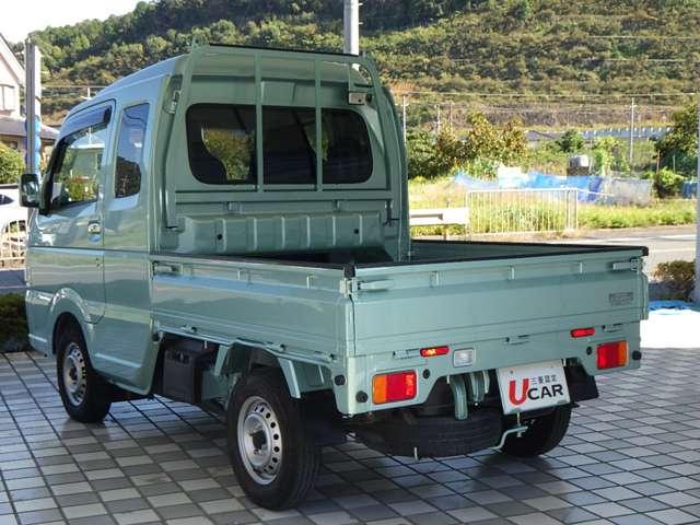 スーパーキャリイ X CDプレーヤー 衝突被害軽減ブレーキ 4WD パワーウィンドウ キーレスエントリー エアコン フォグランプ リヤゲートチェーン 運転席助手席エアバック ABS(14枚目)