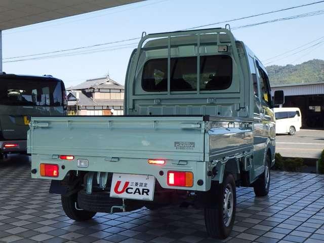 スーパーキャリイ X CDプレーヤー 衝突被害軽減ブレーキ 4WD パワーウィンドウ キーレスエントリー エアコン フォグランプ リヤゲートチェーン 運転席助手席エアバック ABS(15枚目)