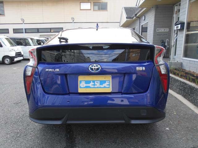 プリウス Aツーリングセレクション 1年保証/禁煙車/黒革シート/純正9型ナビ/地デジ/バックカメラ/シートヒーター/衝突軽減/レーダークルーズコントロール/LEDヘッドライト/(5枚目)