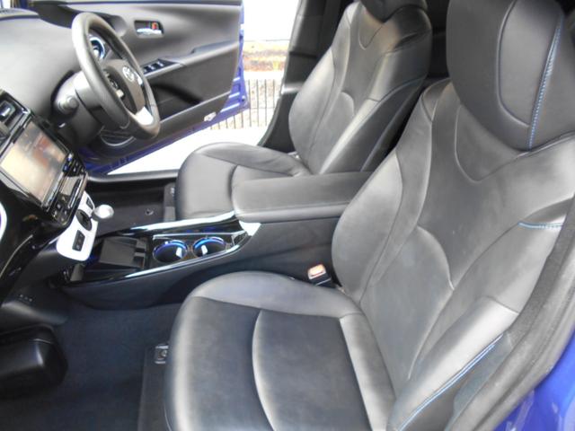 プリウス Aツーリングセレクション 1年保証/禁煙車/黒革シート/純正9型ナビ/地デジ/バックカメラ/シートヒーター/衝突軽減/レーダークルーズコントロール/LEDヘッドライト/(9枚目)