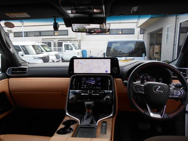 ＬＸ ＬＸ６００　禁煙車　モデリスタフルエアロ　　マークレビンソンサウンドＳ　ムーンルーフ　リヤシートエンターティメントシステム　パノラミックビューモニター　デジタルインナーミラー　社外セキュリティ（13枚目）