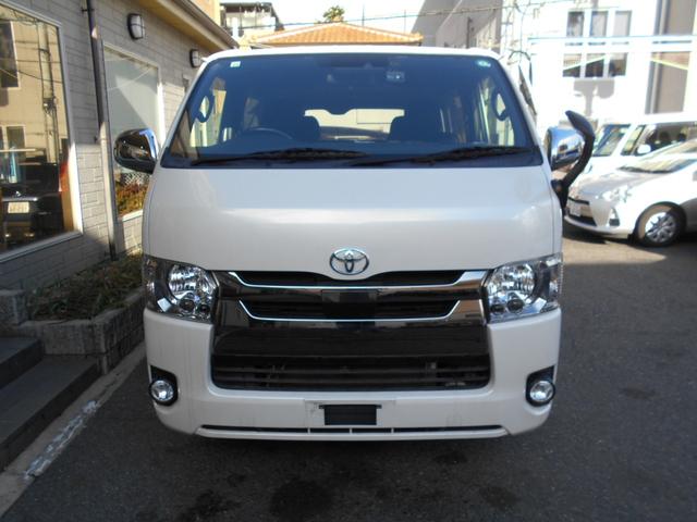 ハイエースバン スーパーＧＬ　ダークプライムＩＩ　１年保証　禁煙車　ベットキット　ＬＥＤヘットライト　メモリーナビゲーション　地デジ　スマキー　ＡＢＳ　フルフラット　盗難警報装置　運転席エアバッグ　リアクーラー　オートエアコン（2枚目）