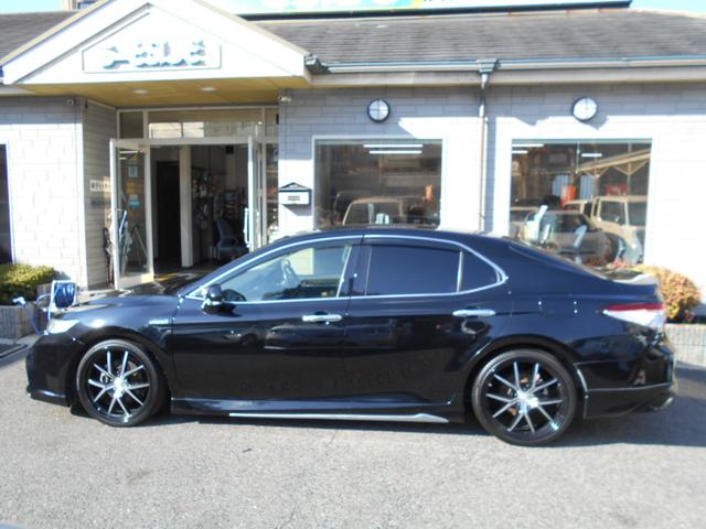 カムリ Ｇ　１年保証　純正ナビ　バックカメラ　純正チナビ　衝突被害軽減システム　レーダークルーズ　禁煙車　パワーシート　ドラレコ　コーナーセンサー　スマートキー　ＬＥＤライト　ＥＴＣ　オールペイントカー（3枚目）