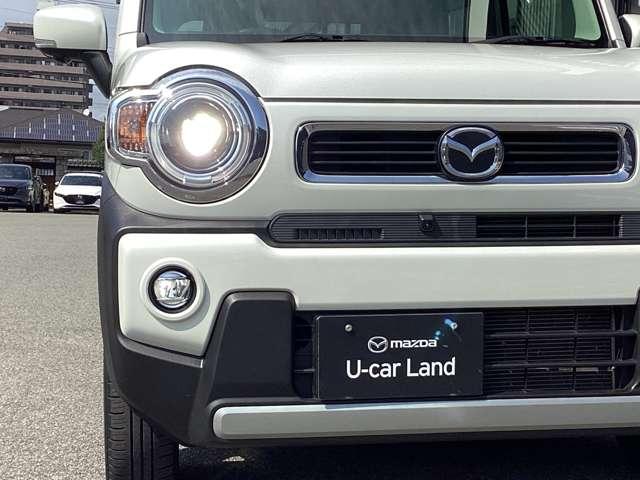 明るいＬＥＤヘッドライト　フォグランプも装着で暗い夜道も安心♪