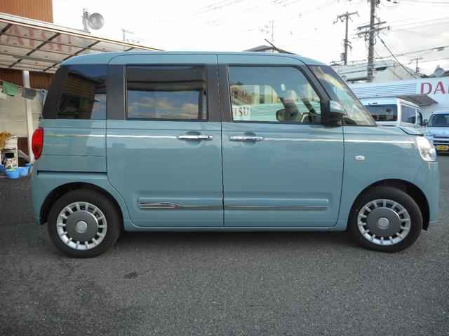 ムーヴキャンバス セオリーG フルセグナビ・前後ドラレコ・ETC・Bカメラ・ステリモ・LED・フォグ・キーフリー・両Pスライド・シートヒーター・電動Pブレーキ・アイスト・ATエアコン・サイドエアバック(5枚目)