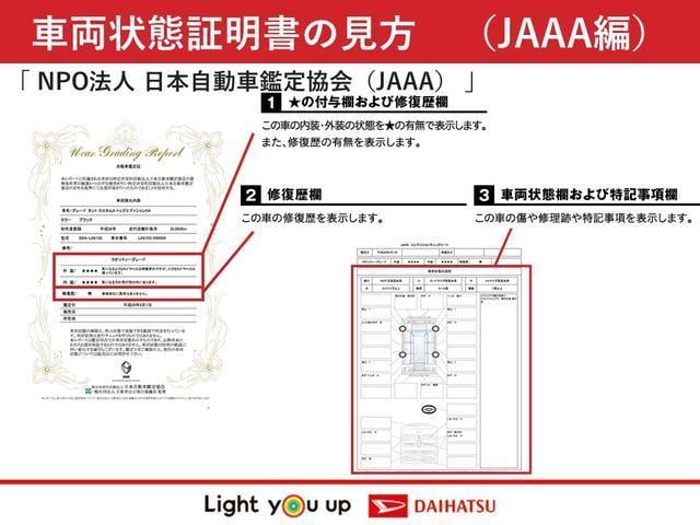 タント Ｘ／届出済未使用車／電動パーキングブレーキ／Ｂカメラ／　１年間走行距離無制限保証付き／衝突回避軽減ブレーキ／片側電動スライドドア／バックカメラ／シートヒーター／コーナーセンサー／アイドリングストップ／ＬＥＤヘッドライト／キーフリー／電動パーキングブレーキ／（65枚目）